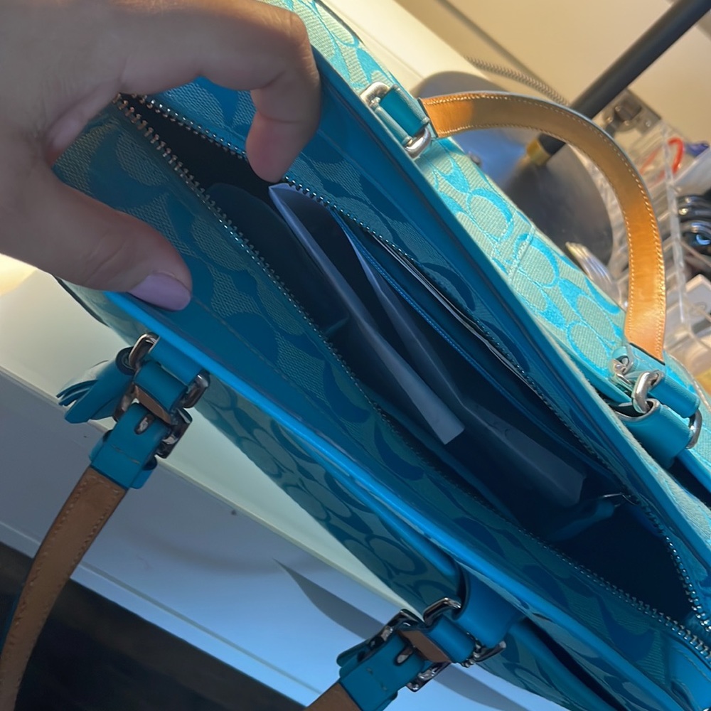 Coach Limited Edition Baby Blue Bag Gem